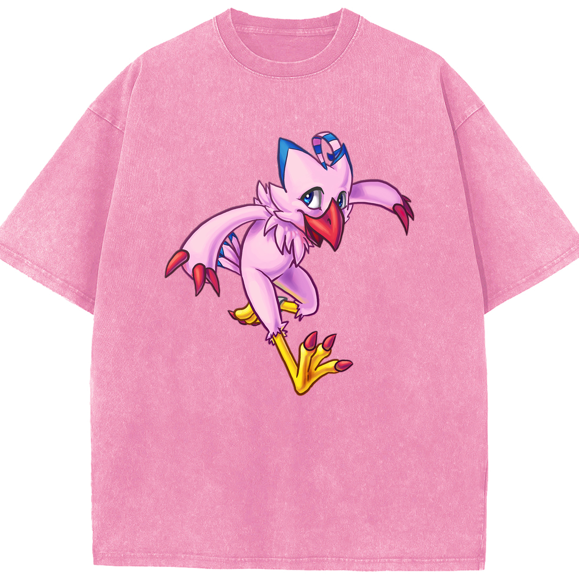 （画像用） Digimon デジタルモンスター/デジモン 綿100% ヴィンテージ風 半袖Tシャツ（フロントプリント）